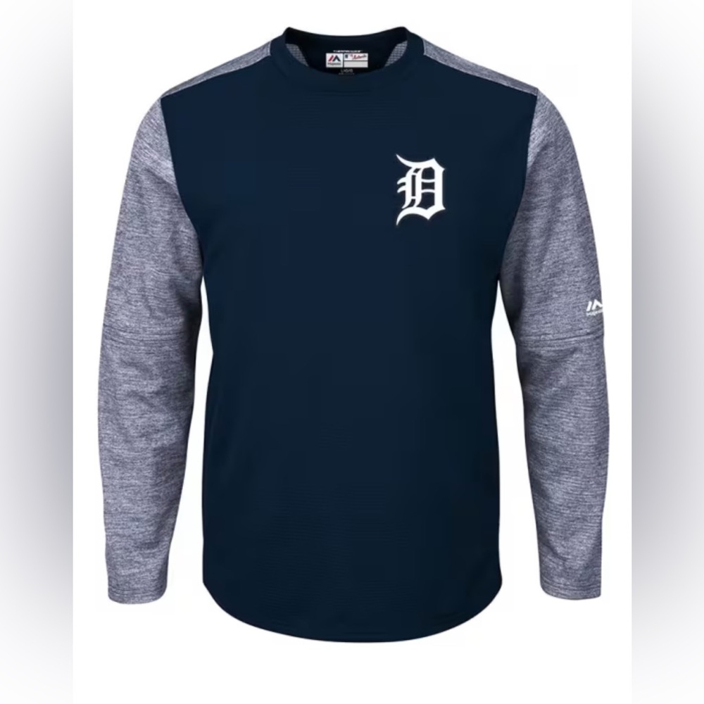 Majestic Detriot Tigers Authentic Collection On-Field Tech Pullover